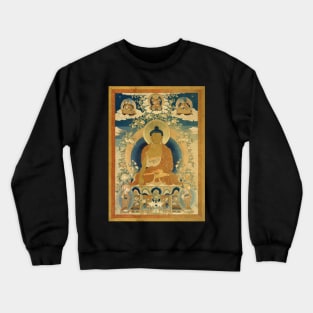 Buddha Shakyamuni with disciples Crewneck Sweatshirt